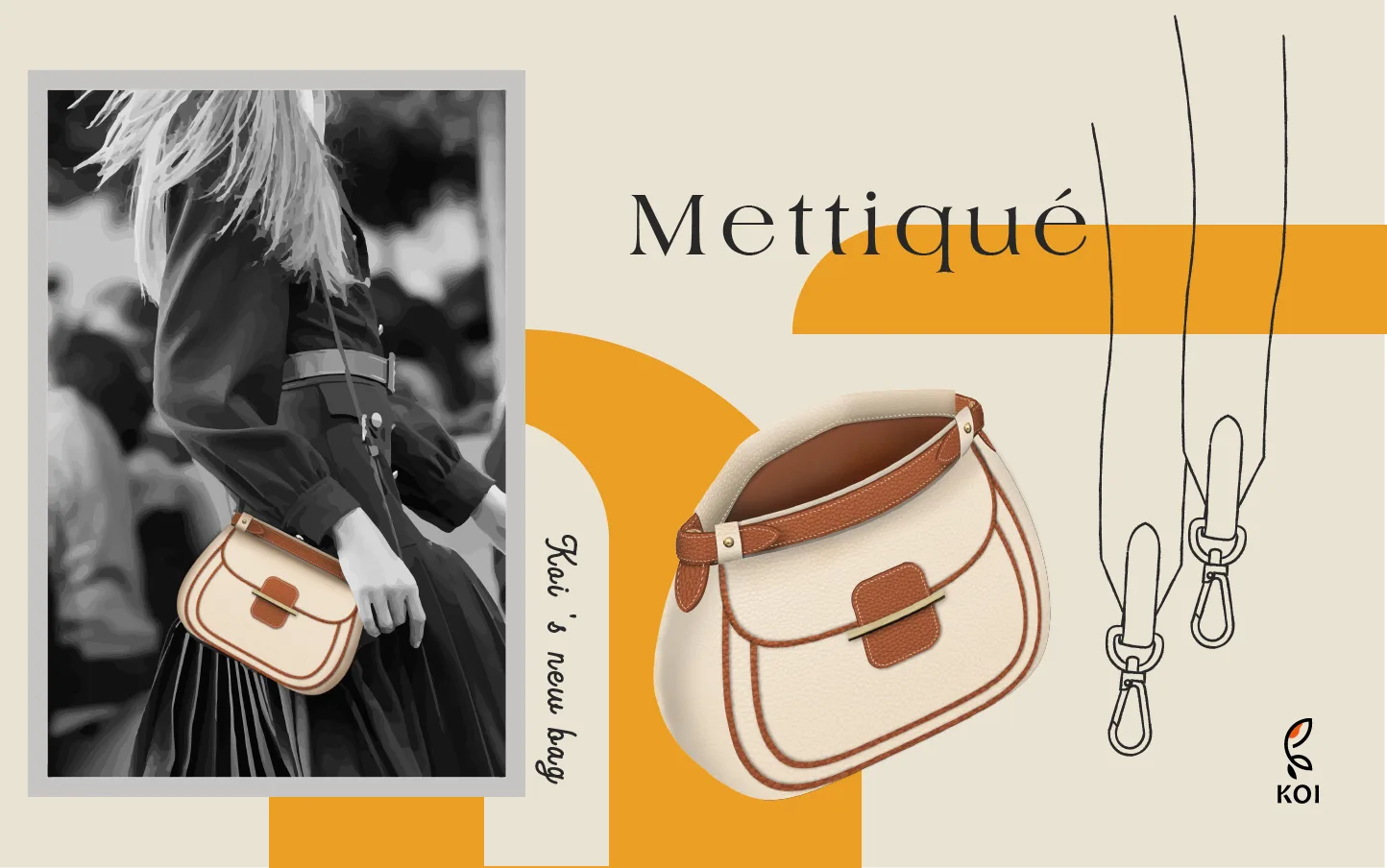 bst mettique koi leather
