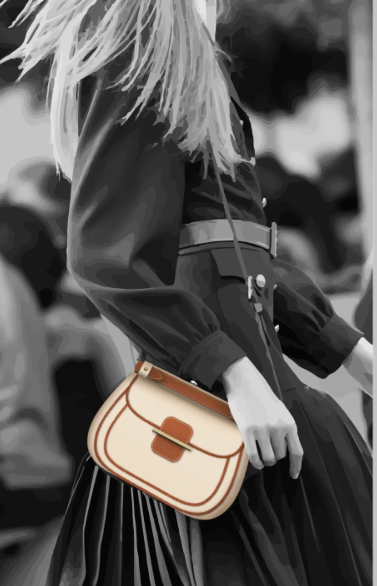 bst mettique koi leather