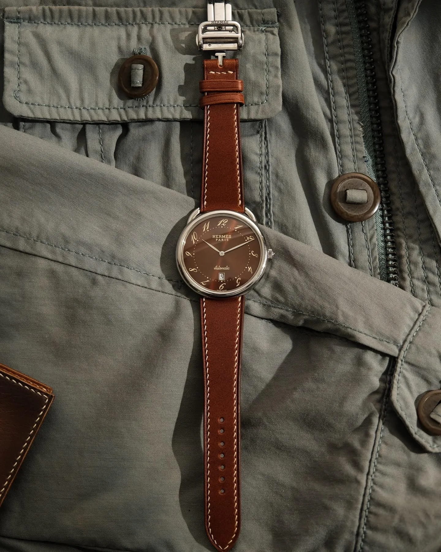 Thay Dây Da đồng Hồ Hermes | Dây Da Handmade Theo Yêu Cầu