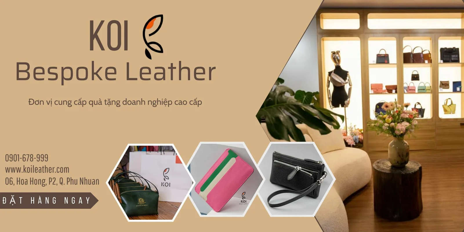 Koi Leather - Công ty quà tặng doanh nghiệp bằng da cao cấp