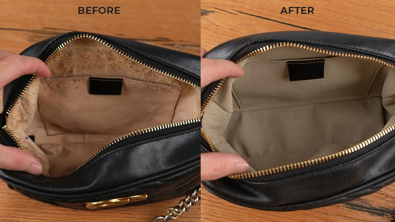 Sửa lớp lót túi Gucci