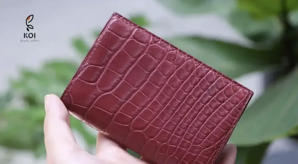Đặt Làm Ví Da Cá Sấu Theo Yêu Cầu Tại Koi Leather