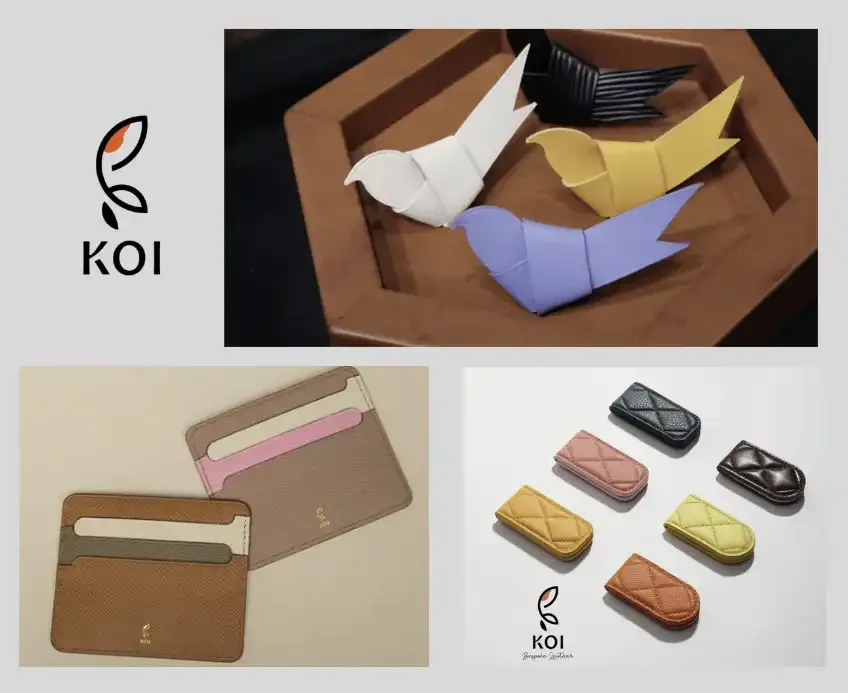 Các mẫu quà tặng doanh nghiệp bằng da KOI Leather đã sản xuất