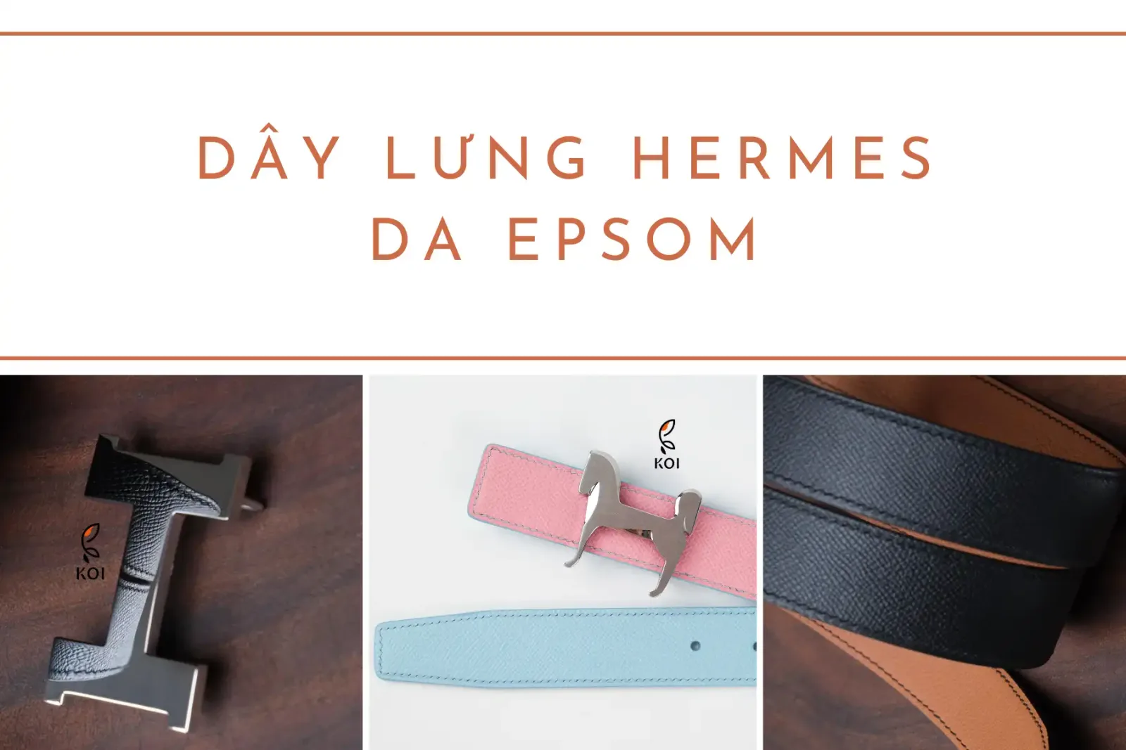 đặt làm dây lưng espom