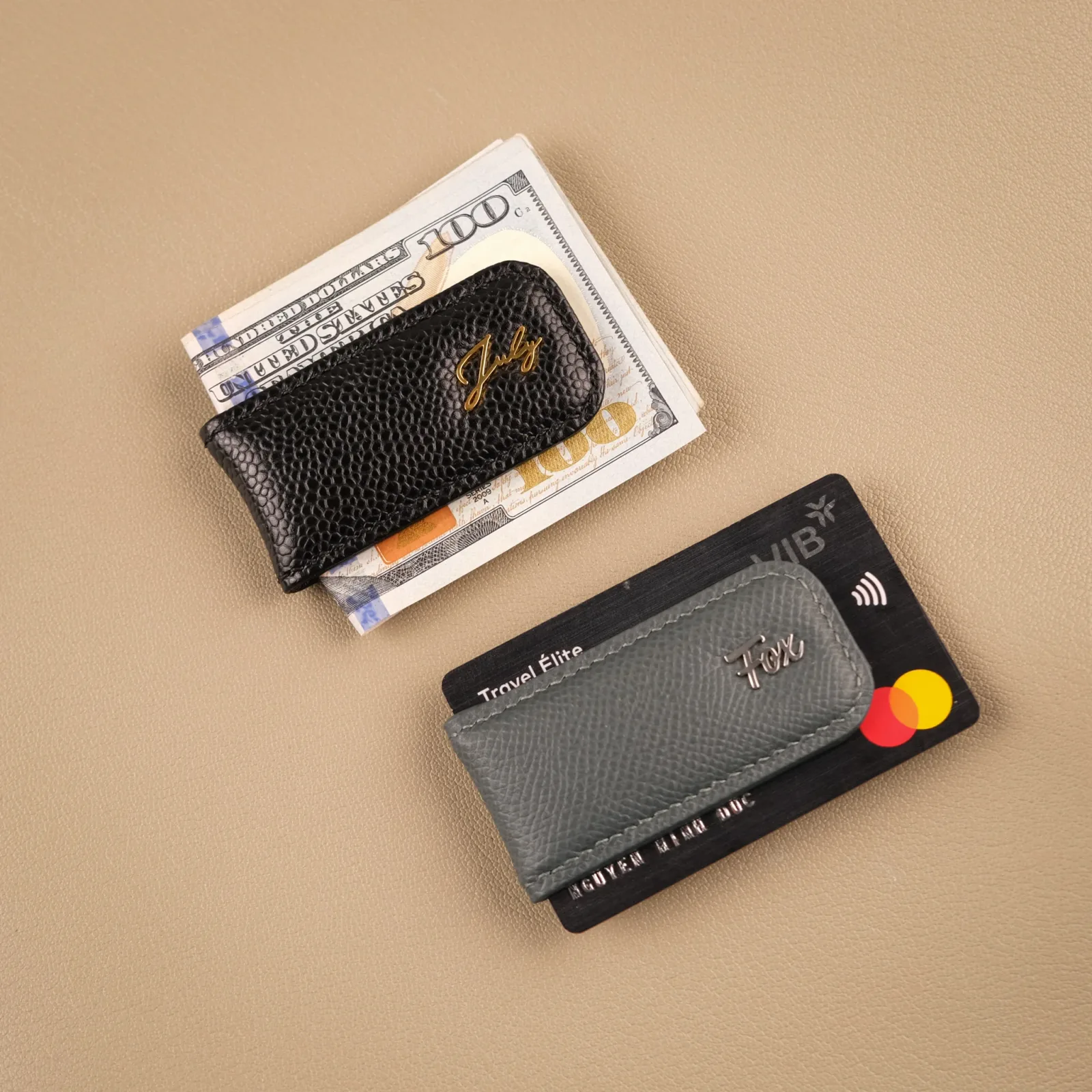 Ảnh Studio Money Clip - Koi Leather