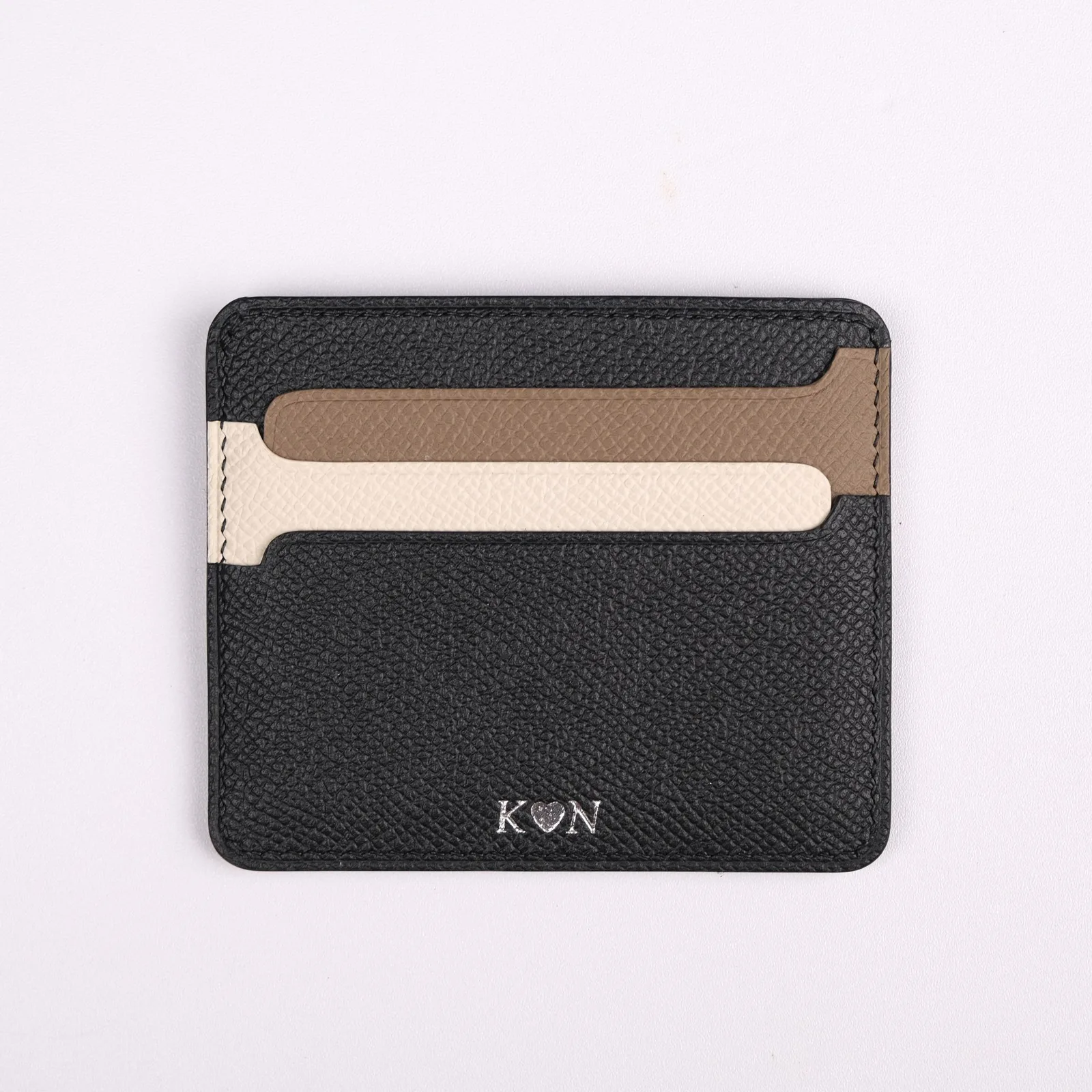 Ảnh Studio Ví đựng thẻ Senot da Epsom phối màu xanh navy - Koi Leather