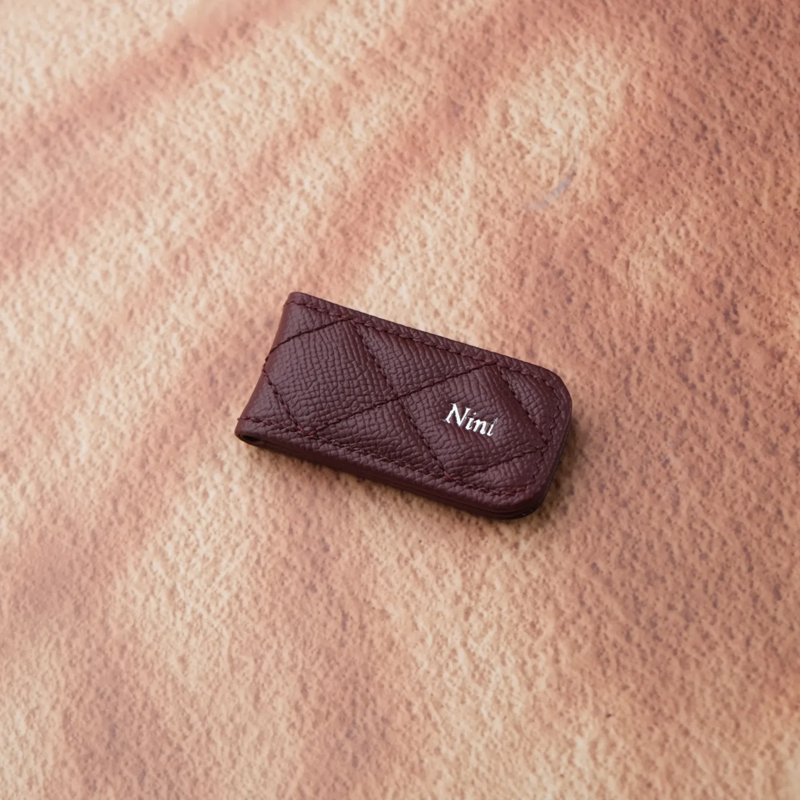 Ảnh Studio Money clip Epsom nini - Koi Leather