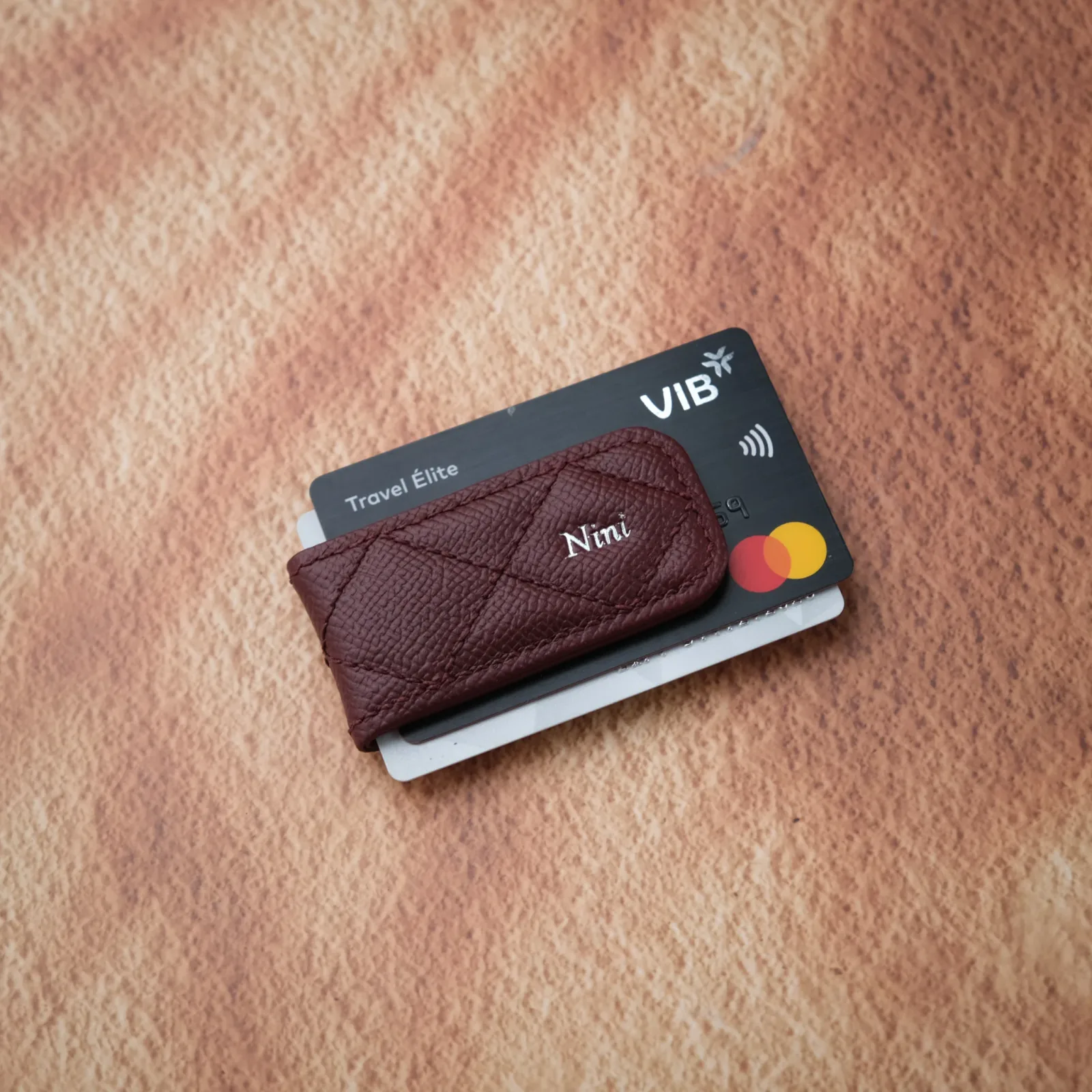Ảnh Studio Money clip Epsom nini - Koi Leather
