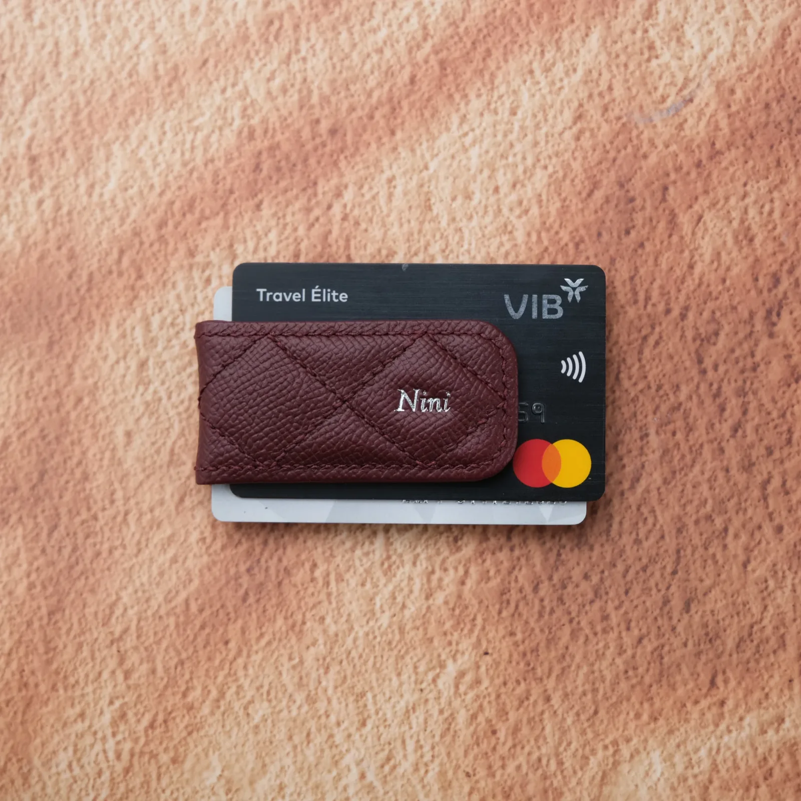 Ảnh Studio Money clip Epsom nini - Koi Leather