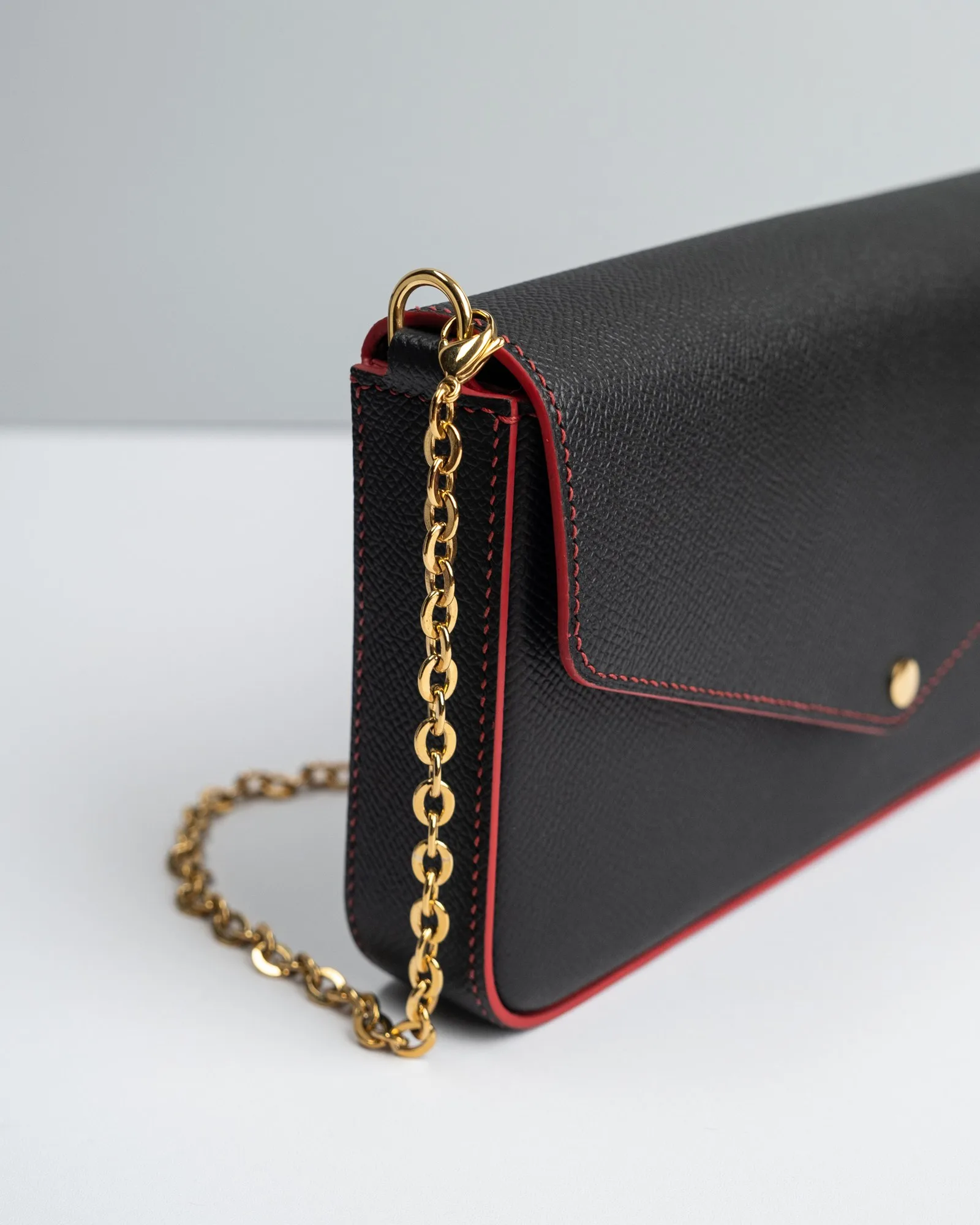 Ảnh Studio Túi nắp phong bì da Epsom kèm bộ 2 ví phụ - Koi Leather