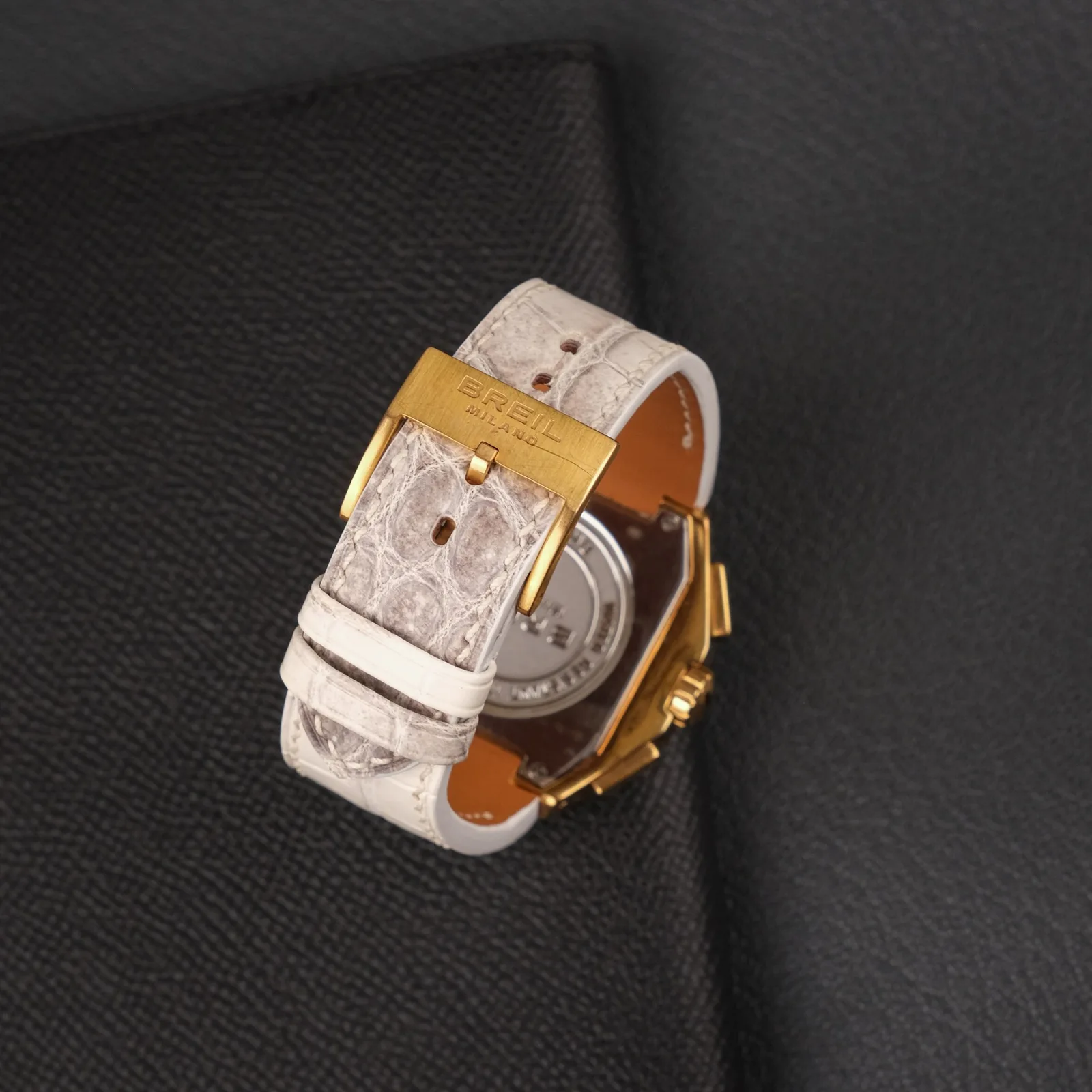 Ảnh Studio Dây đồng hồ da cá sấu Himalaya cho Breil - Koi Leather
