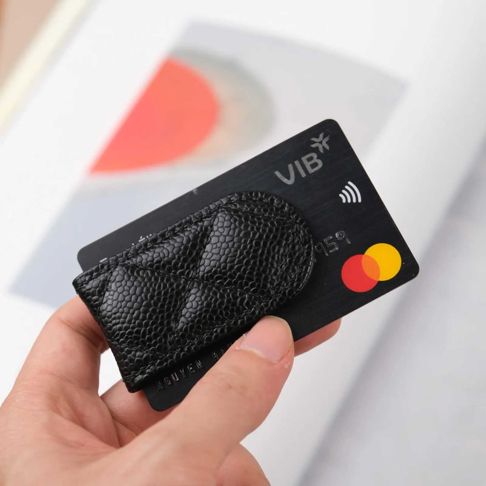 Ảnh Studio Money clip - KOI Leather