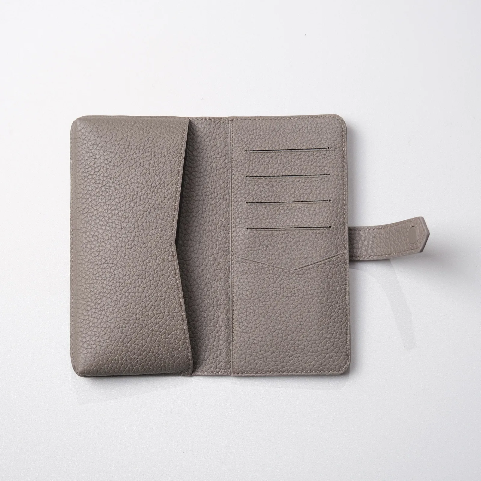 Ảnh Studio Bao da điện thoại nắp gập da Togo màu xám Etain - Koi Leather