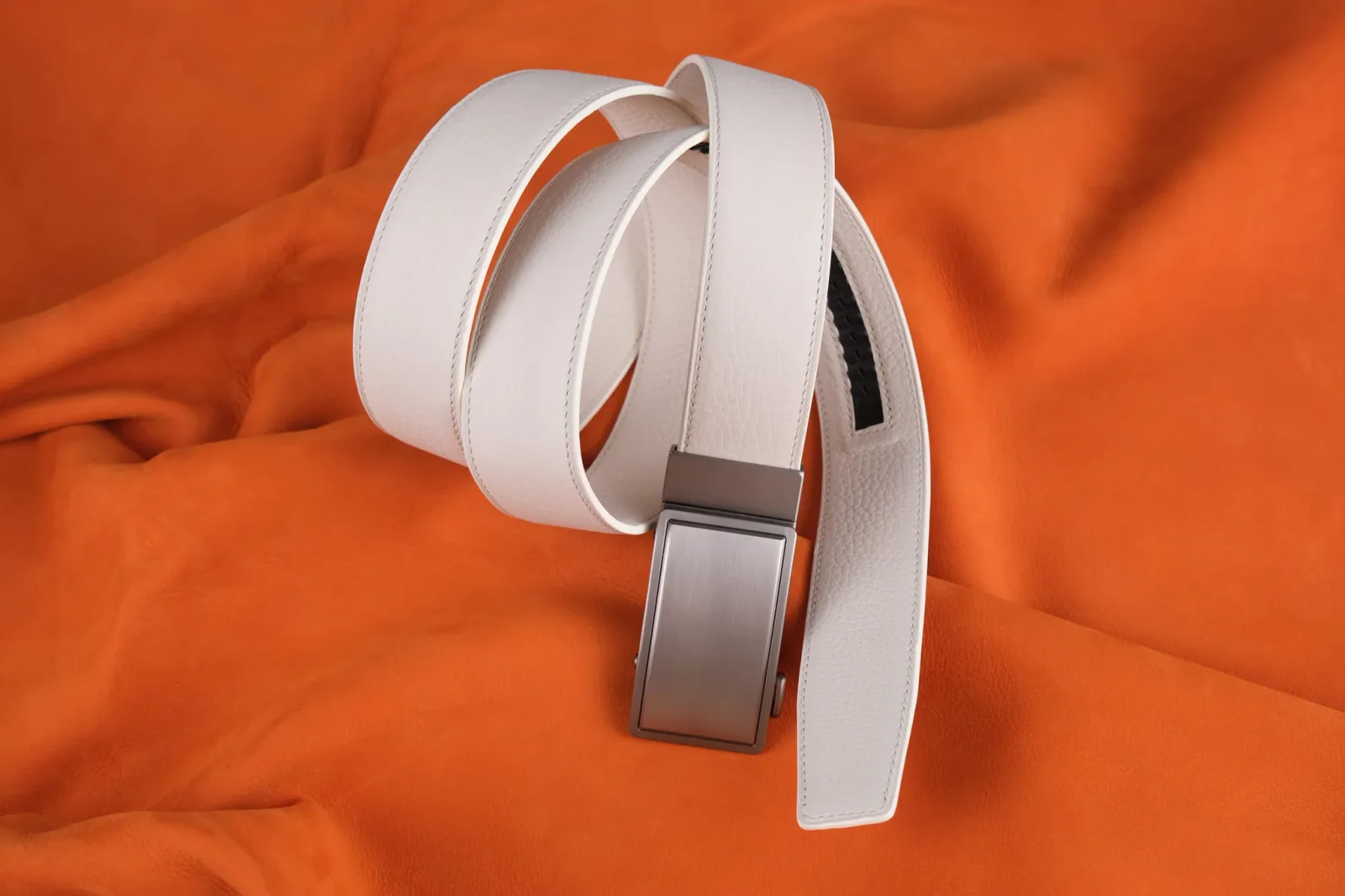 Ảnh Studio Thắt lưng togo - bản 4cm - KOI Leather