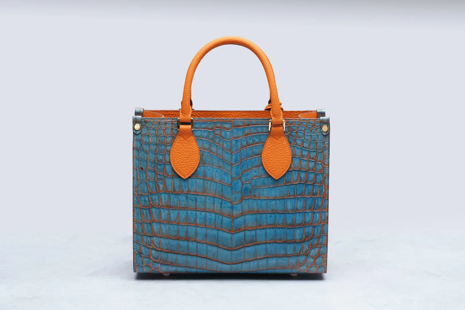 Ảnh Studio Túi Tote On the Go da cá sấu Art Croc - Koi Leather