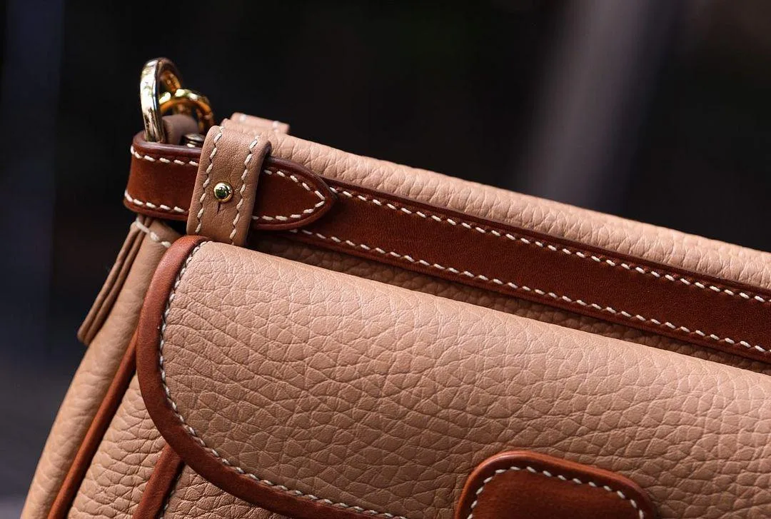 Mettique Bag - Da Togo - Brown - Hình 2