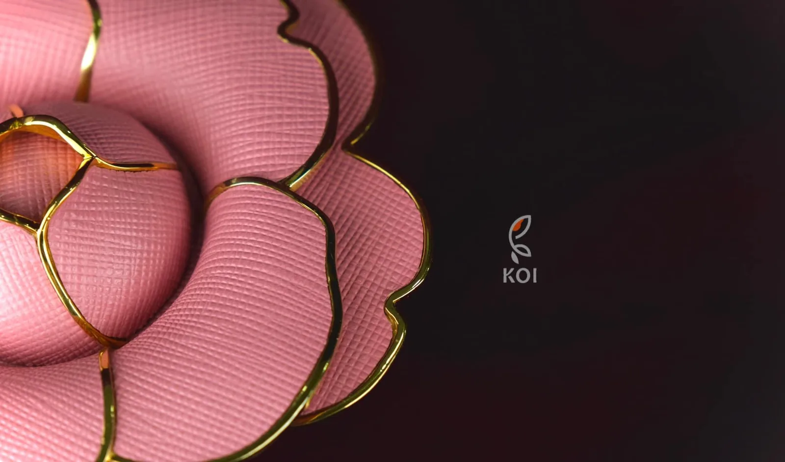 Túi Thiết Kế Riêng Hoa Trà - Da Epsom - 22 x 15 - Pink - Hình 6