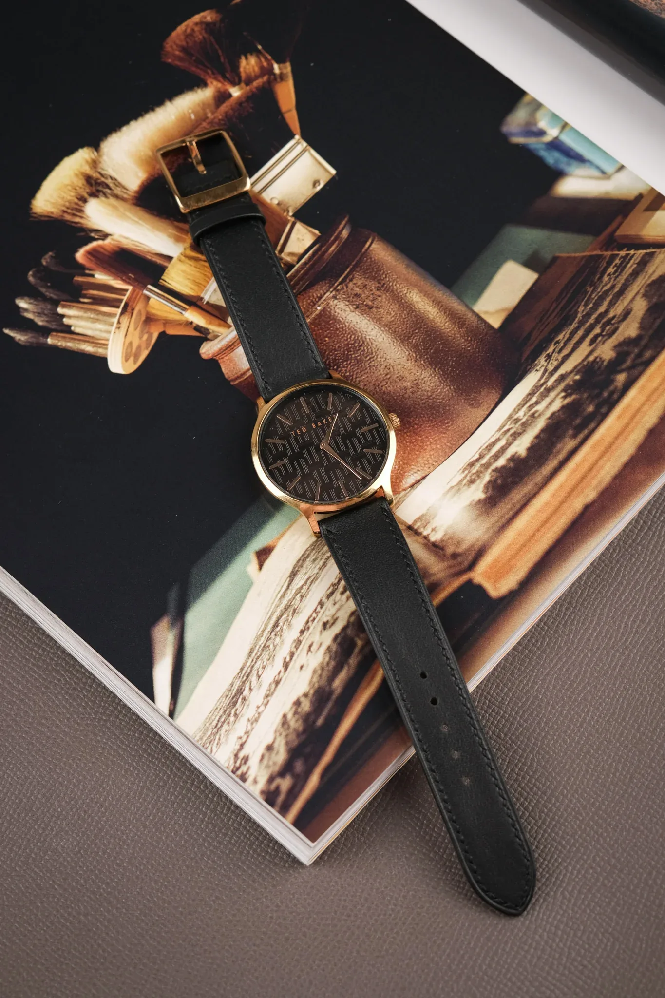 Ảnh Studio Dây da đồng hồ Ted Baker - KOI Leather