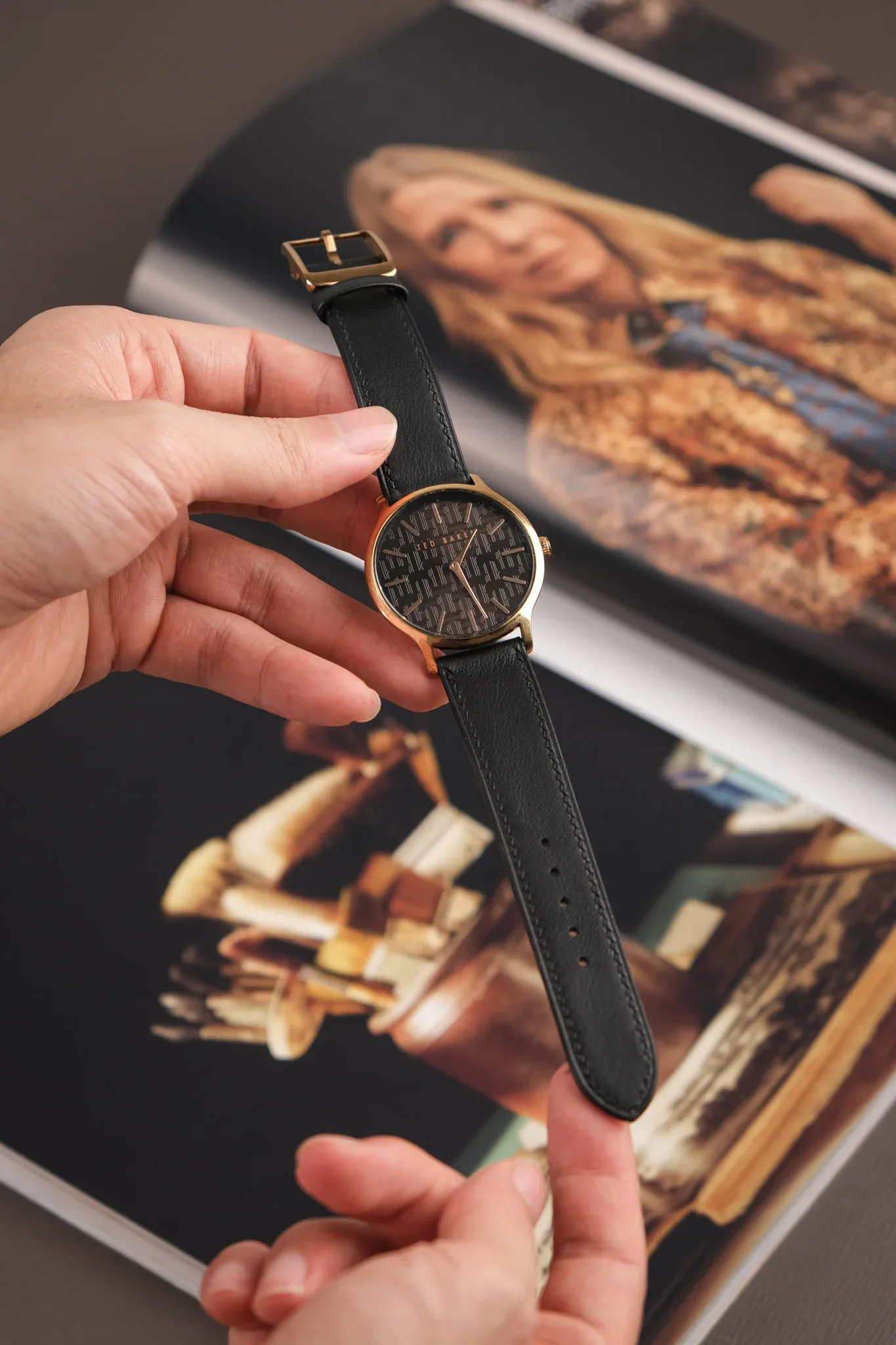 Ảnh Studio Dây da đồng hồ Ted Baker - KOI Leather