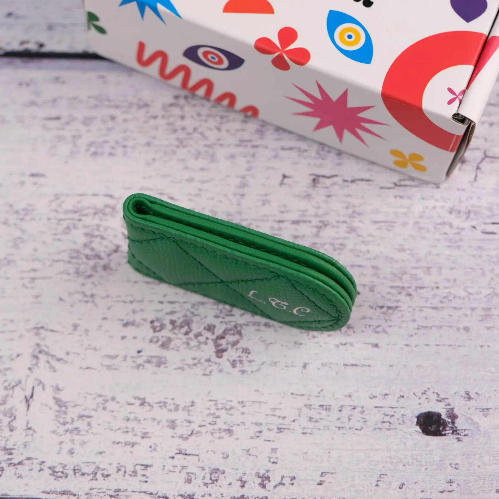 Ảnh Studio Money clip Epsom - Koi Leather