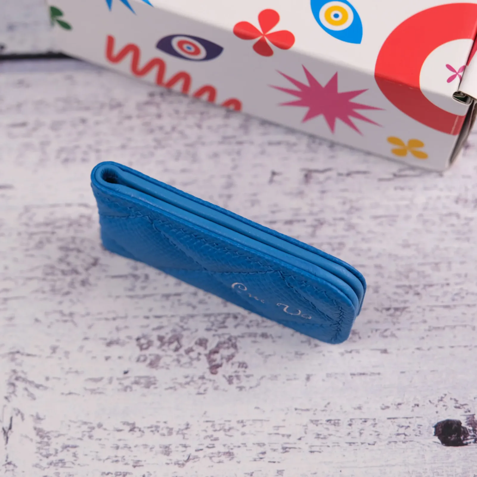 Ảnh Studio Money clip Epsom - Koi Leather