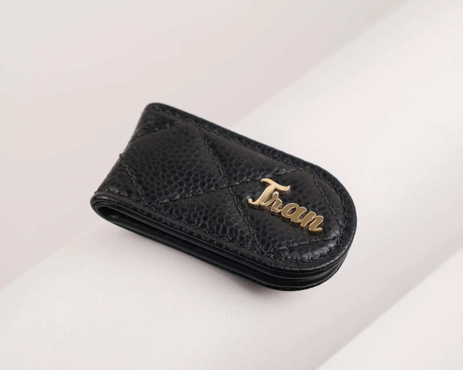 Ảnh Studio Kẹp tiền nam châm da Epsom và da Caviar - Koi Leather