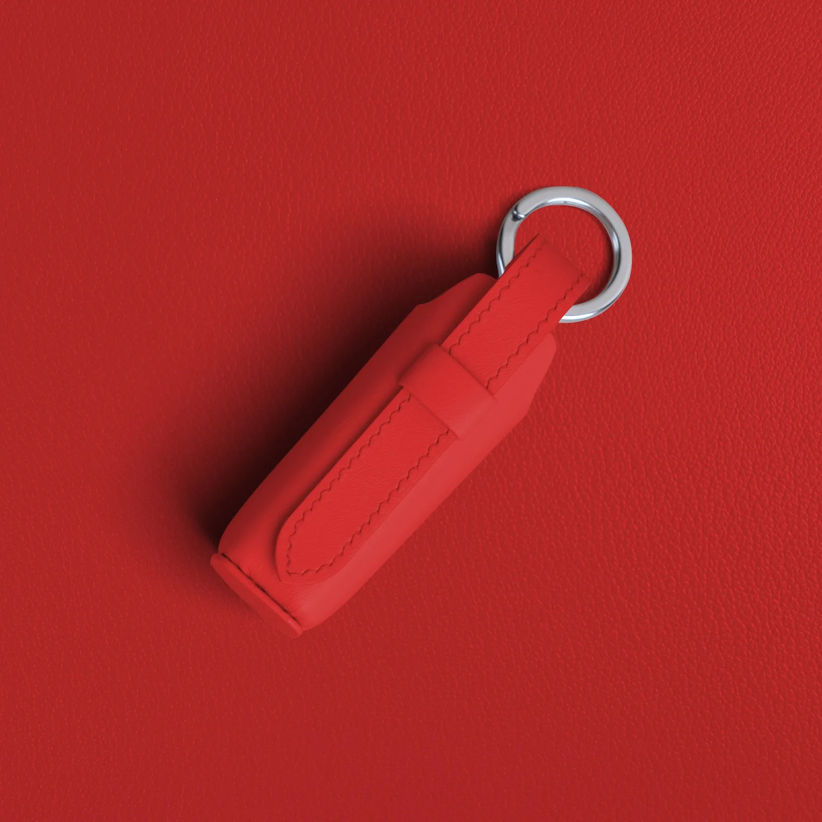 Ảnh Studio Charm đựng son da Swift có khoen tròn treo túi - Koi Leather