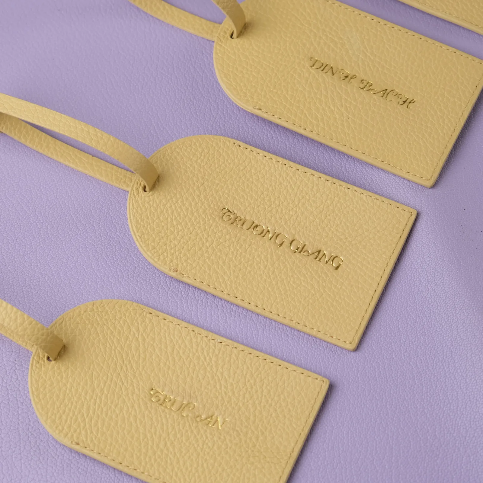 Ảnh Studio Tag Vali - Koi Leather