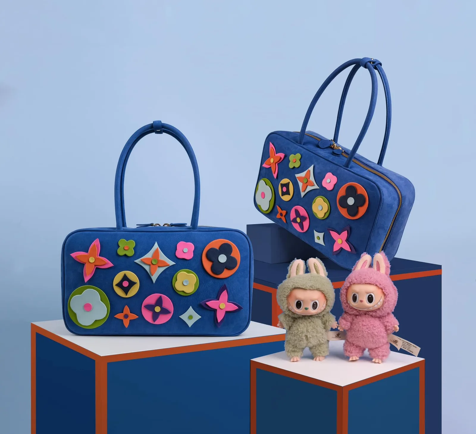 MOIS Bag - Da Bê - Blue, Brown - Hình 4