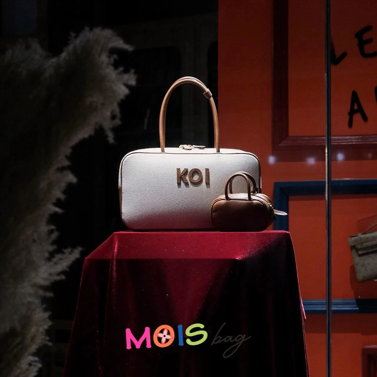 MOIS Bag - Da Bê - Blue, Brown - Hình 5