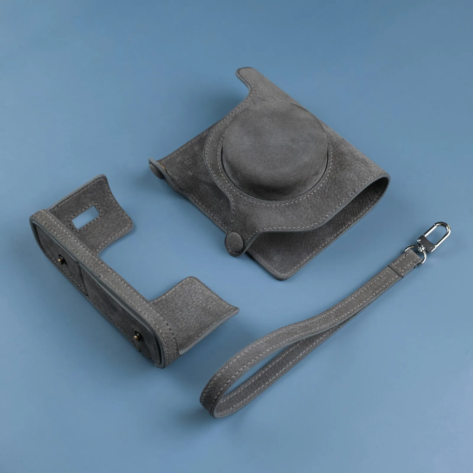 Case Máy Ảnh - Da Nubuck - SlateGray - Hình 4