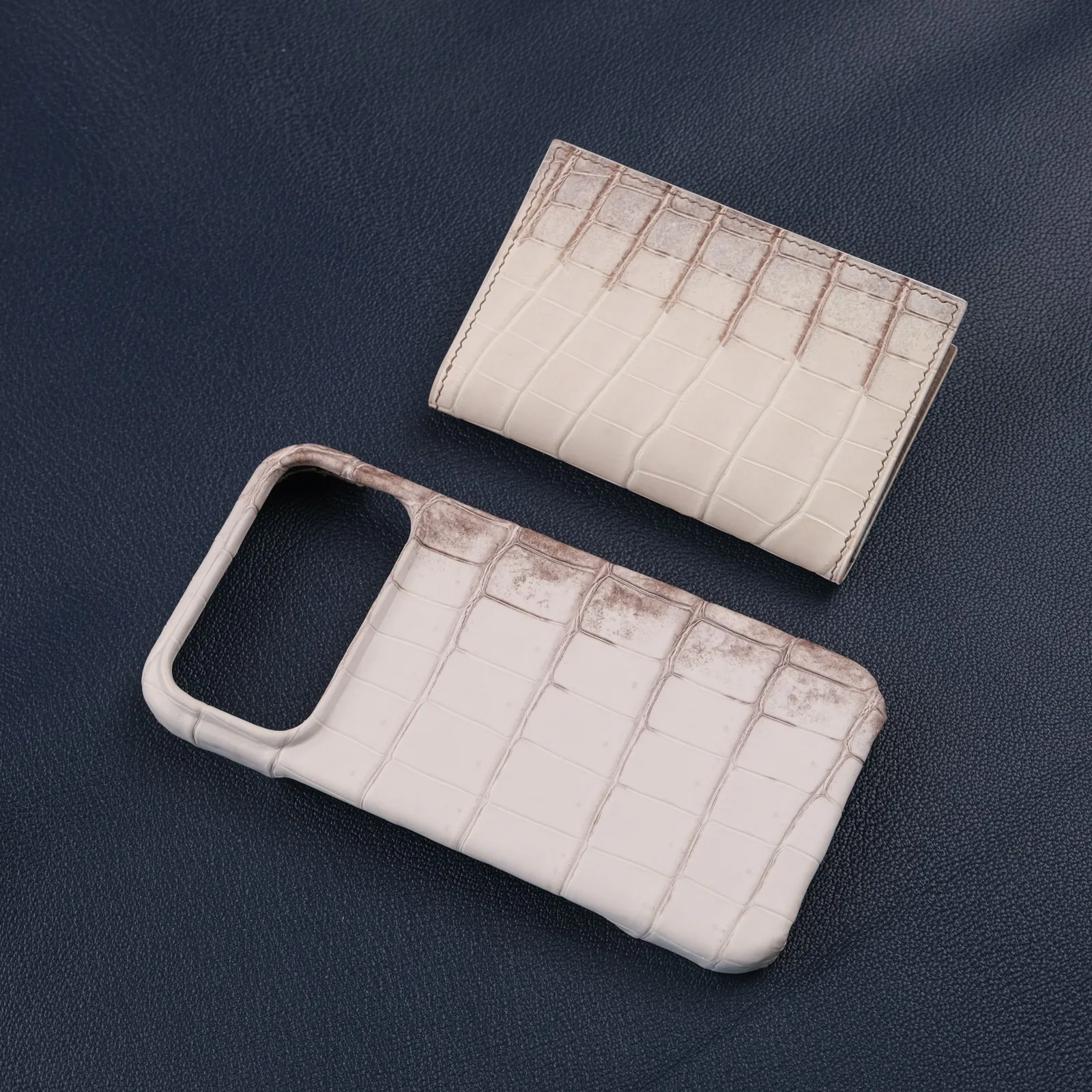 Ảnh Studio Bộ phụ kiện da cá sấu Himalaya, đà điểu và kỳ đà - Koi Leather