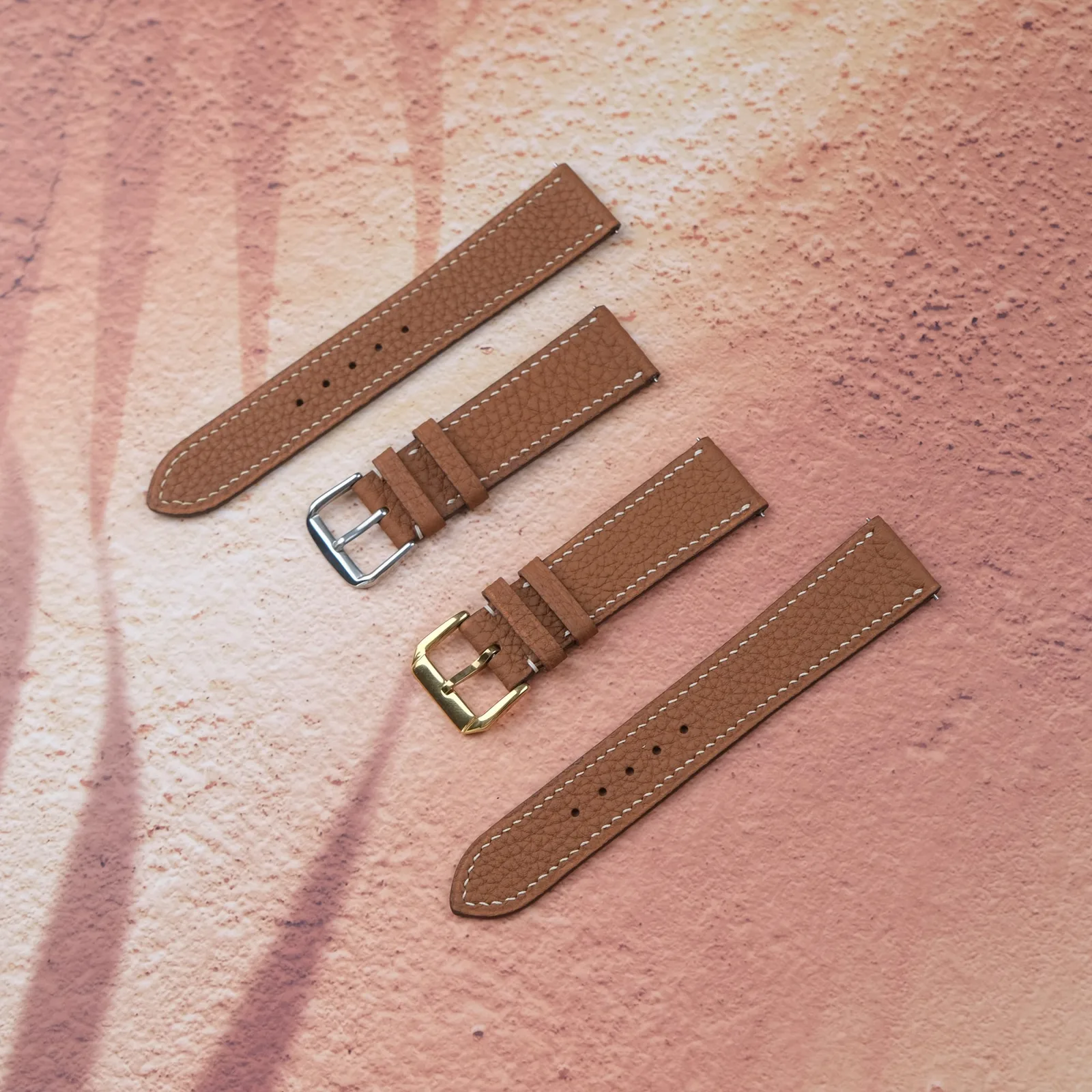 Ảnh Studio Dây đồng hồ da Epsom và Togo chốt thông minh - Koi Leather