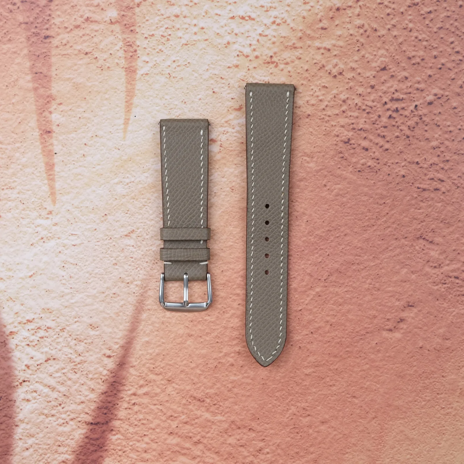 Ảnh Studio Dây đồng hồ da Epsom và Togo chốt thông minh - Koi Leather