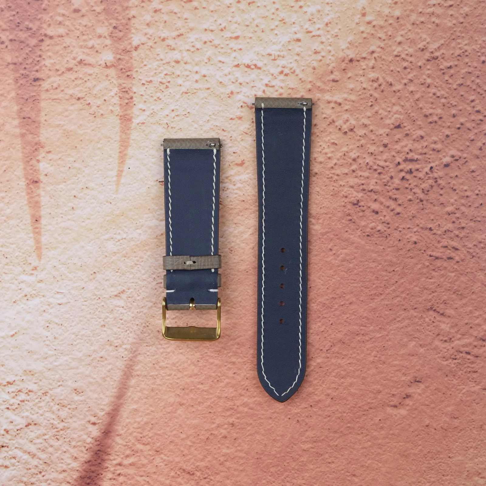 Ảnh Studio Dây đồng hồ da Epsom và Togo chốt thông minh - Koi Leather