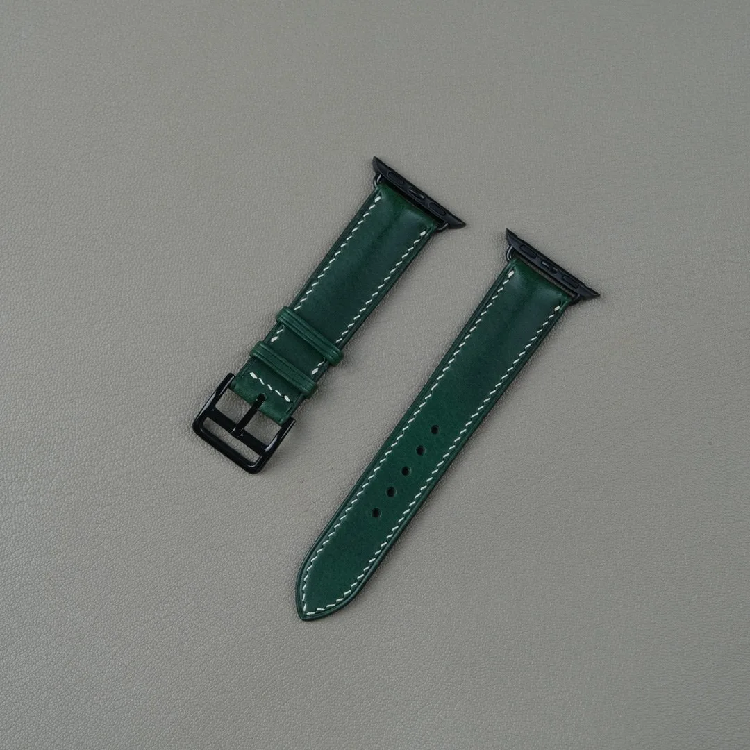 Ảnh Studio Dây da Apple Watch đi kèm adapter và khóa kim đen - Koi Leather