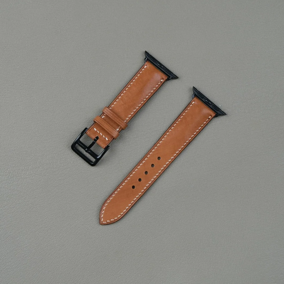 Ảnh Studio Dây da Apple Watch đi kèm adapter và khóa kim đen - Koi Leather