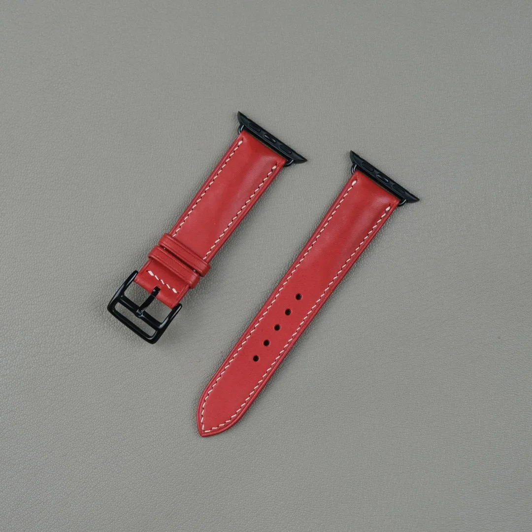 Ảnh Studio Dây da Apple Watch đi kèm adapter và khóa kim đen - Koi Leather