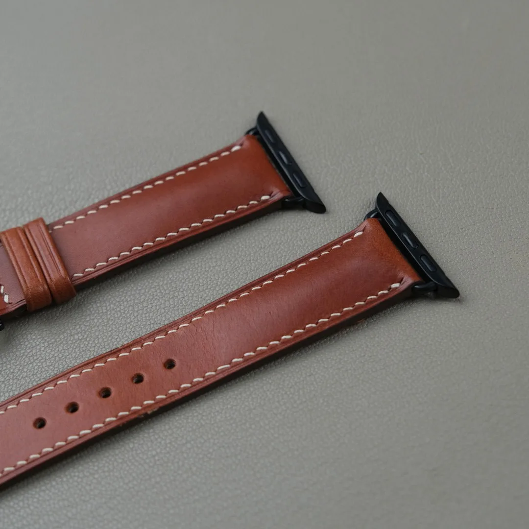 Ảnh Studio Dây da Apple Watch đi kèm adapter và khóa kim đen - Koi Leather
