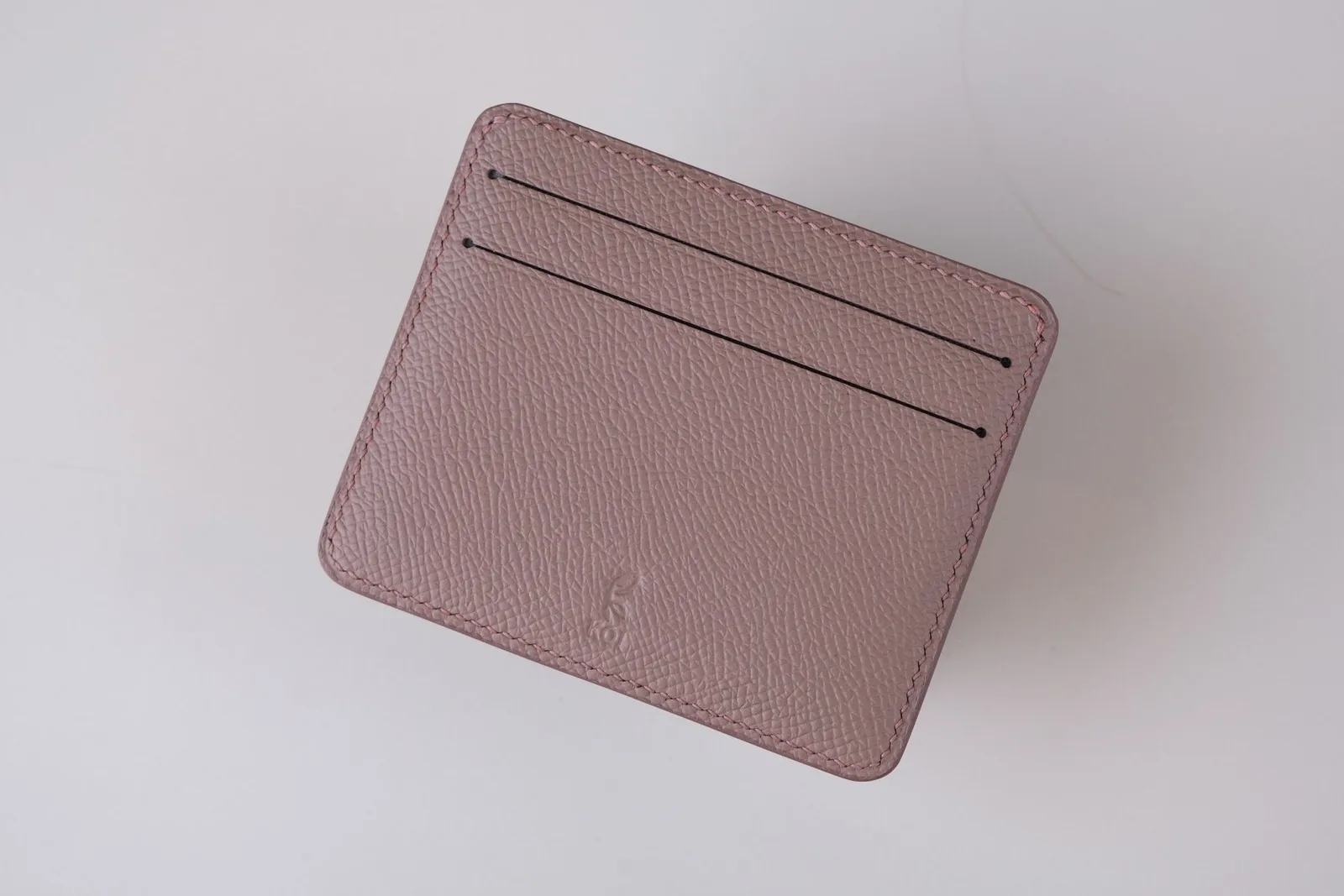 Ảnh Studio Ví đựng thẻ da Epsom phối màu hồng - Koi Leather