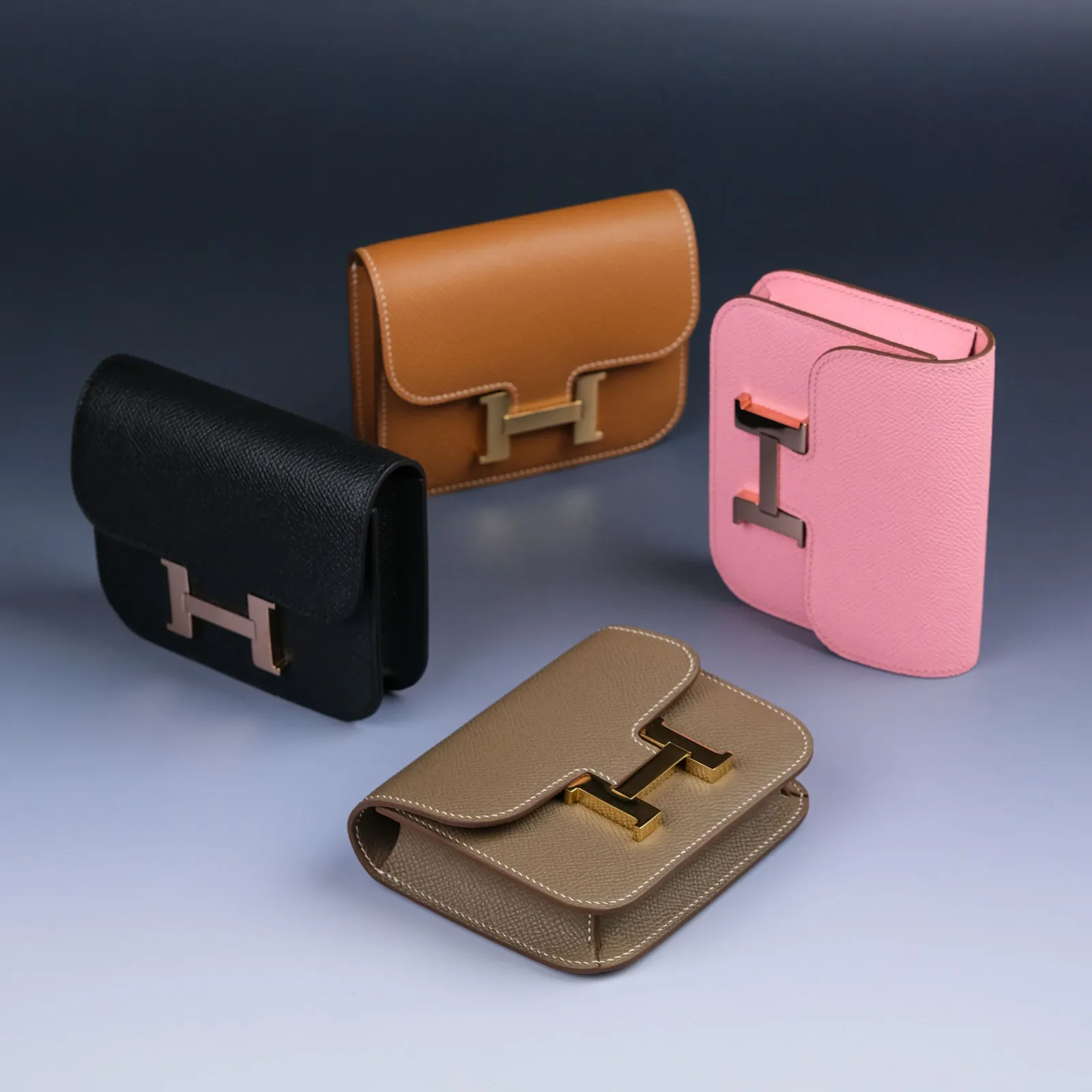Ảnh Studio Túi Đeo Chéo Nắp Gập – Da Epsom - Koi Leather
