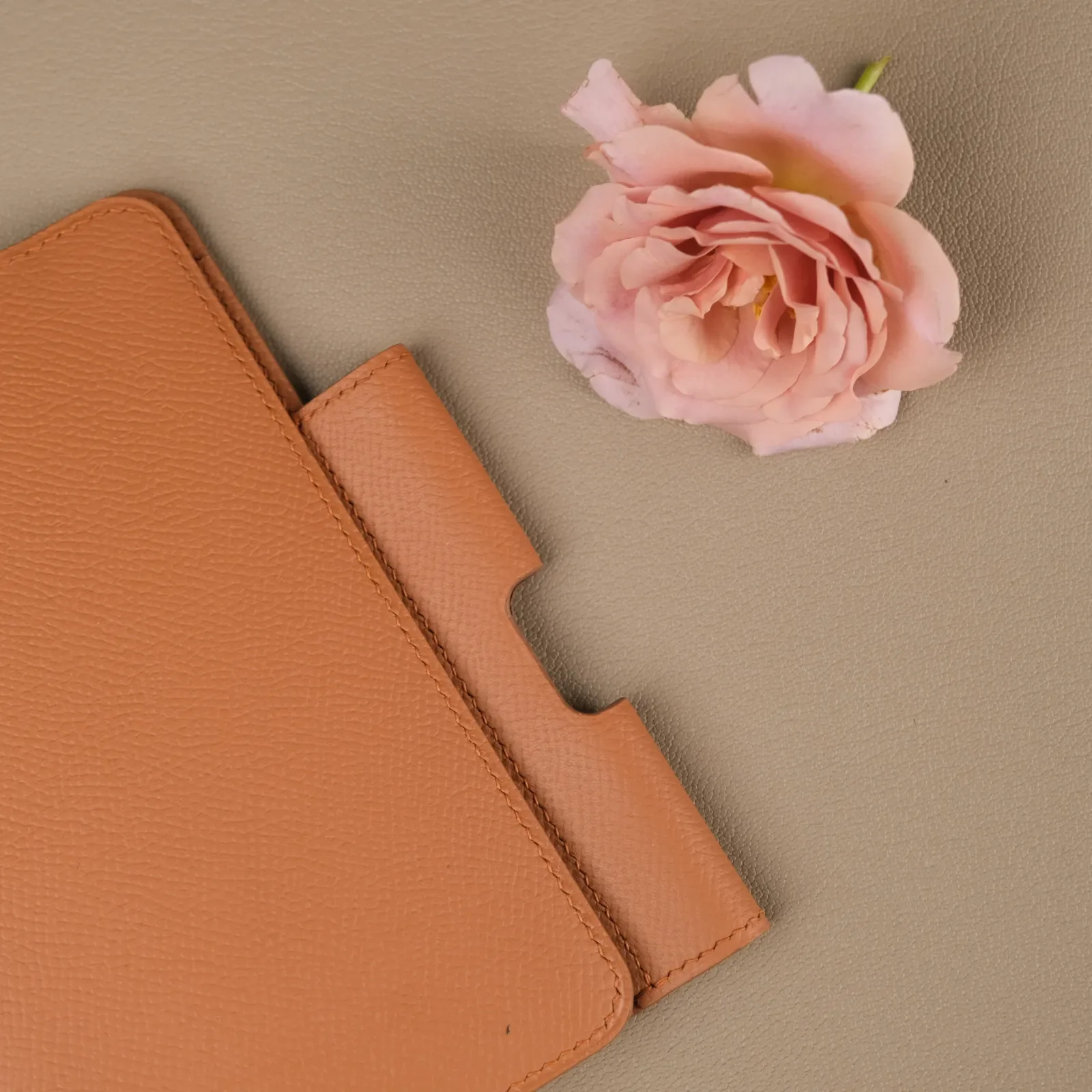 Ảnh Studio Ví đựng hộ chiếu - epsom Gold - Koi Leather