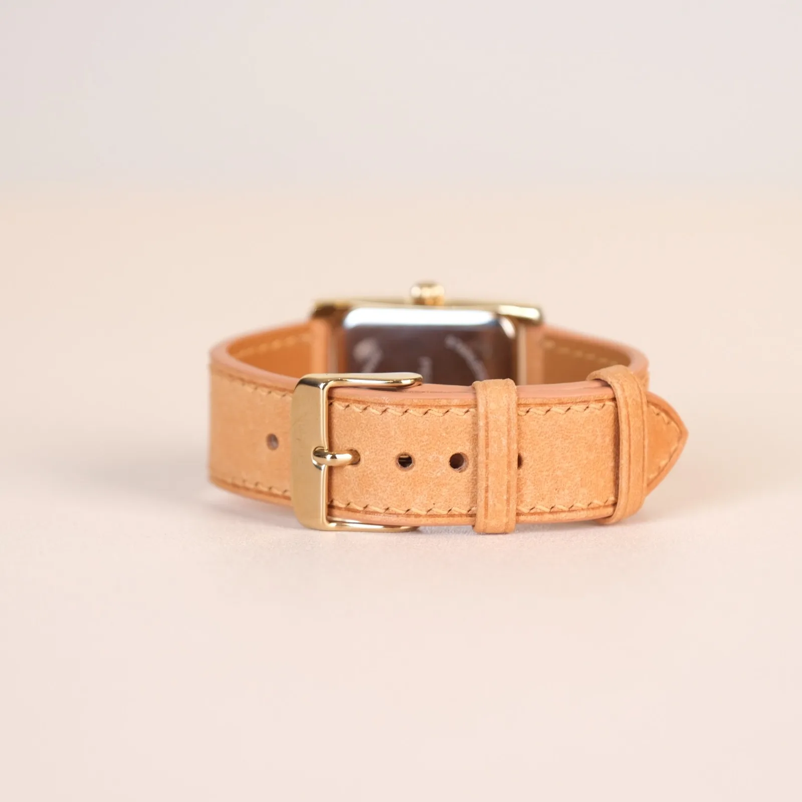 Ảnh Studio Dây đồng hồ da Pueblo màu vàng bò khóa kim - Koi Leather