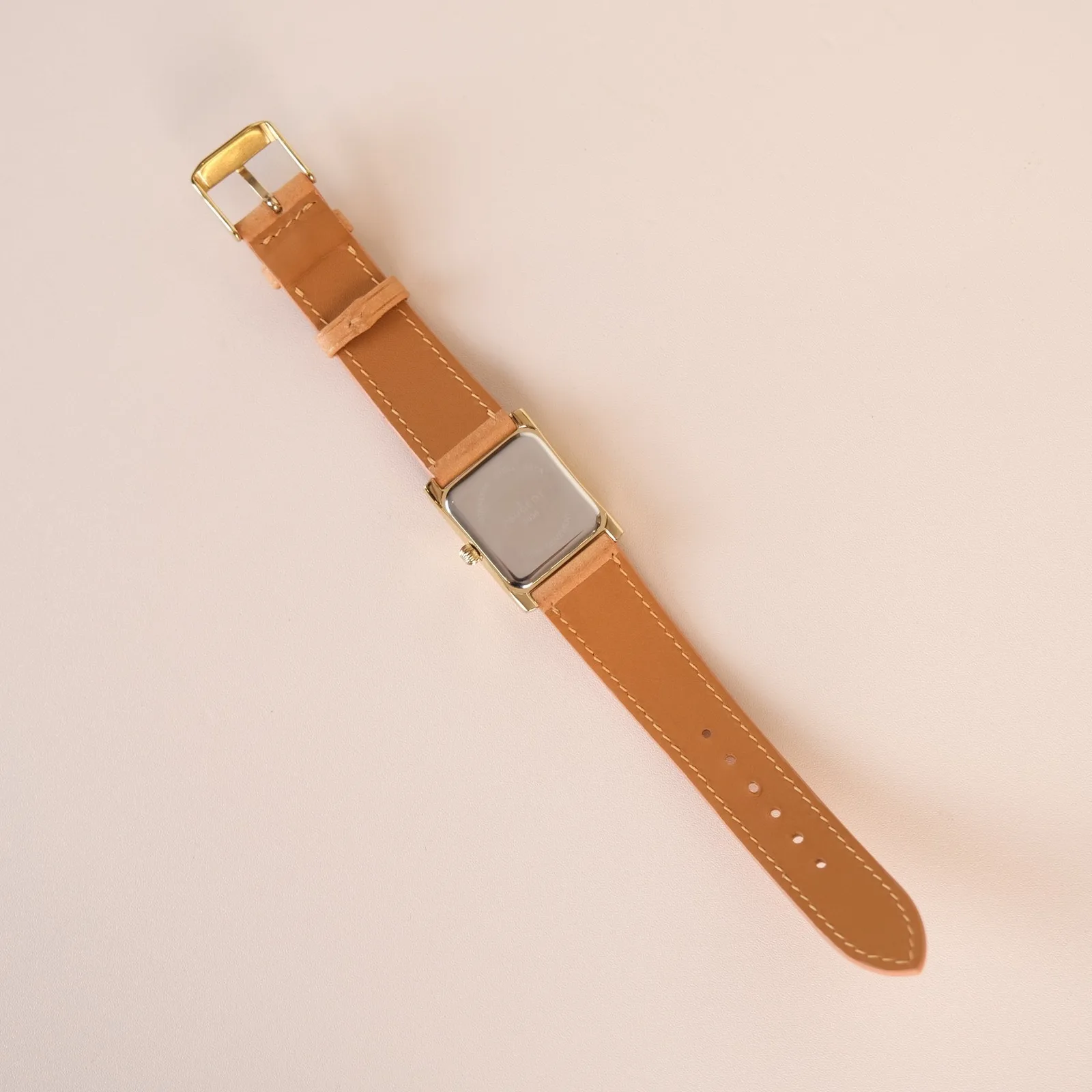 Ảnh Studio Dây đồng hồ da Pueblo màu vàng bò khóa kim - Koi Leather