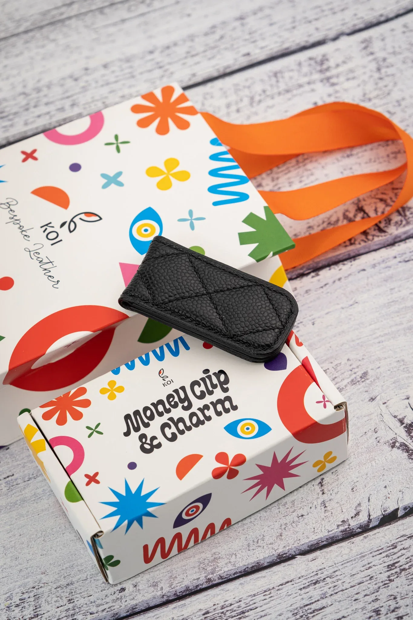 Ảnh Studio Money Clip - KOI Leather