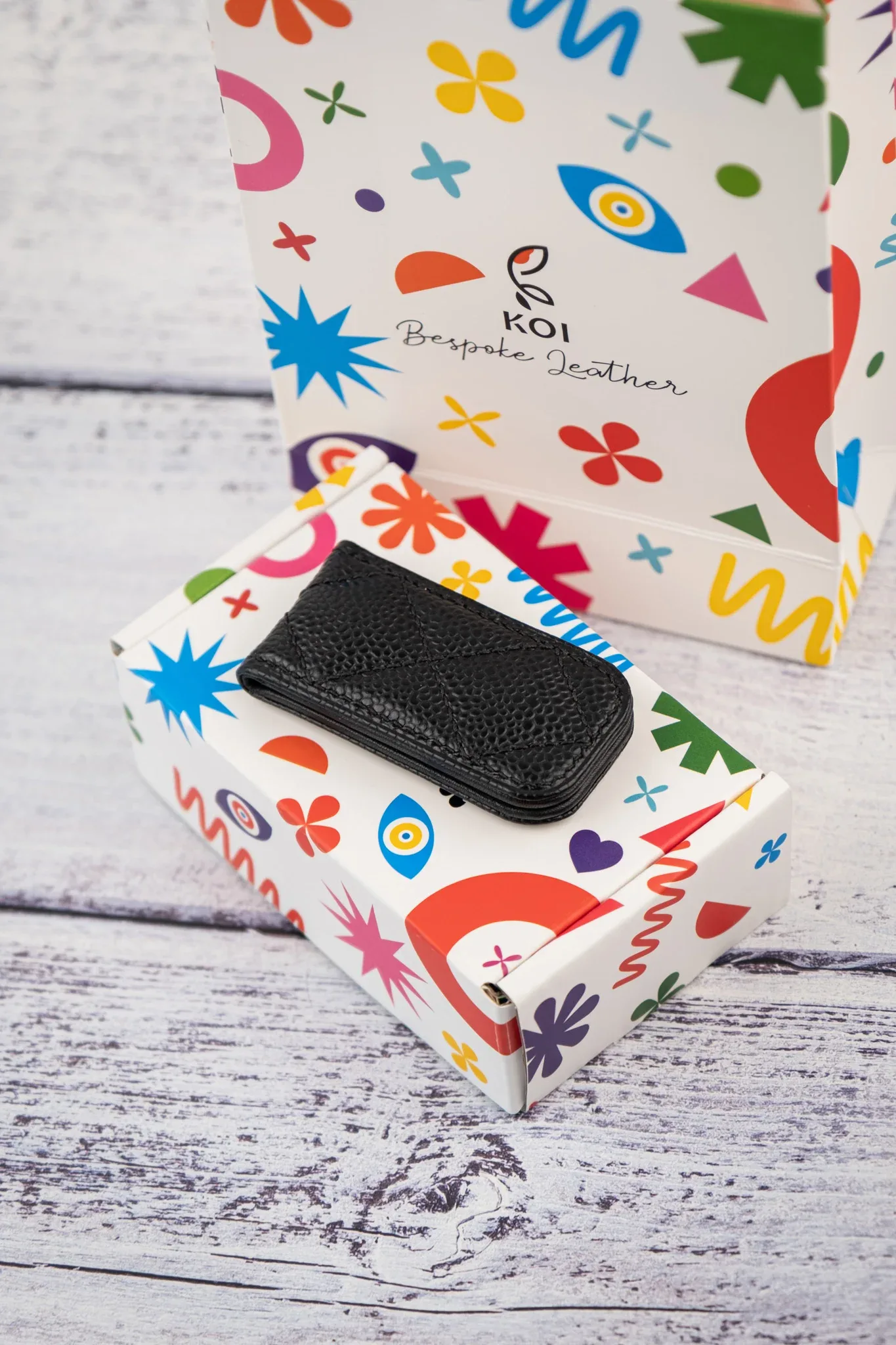 Ảnh Studio Money Clip - KOI Leather