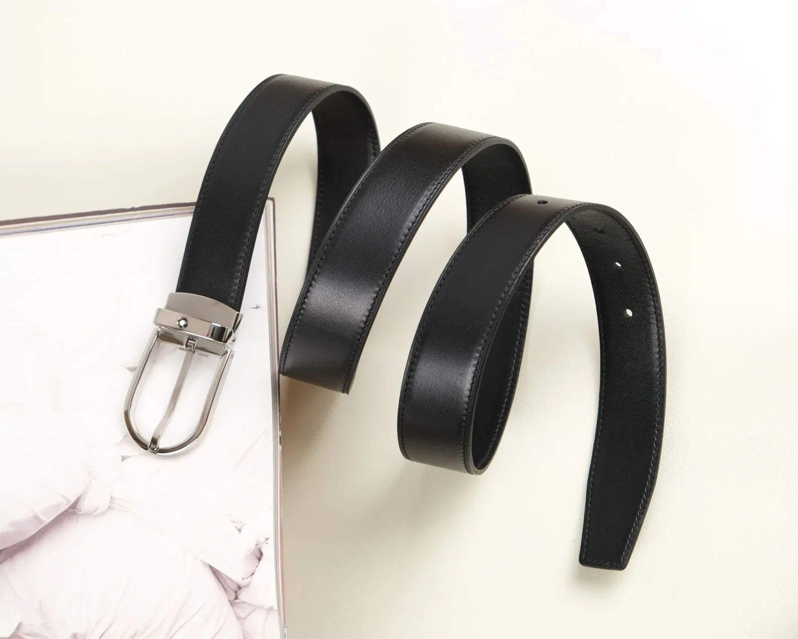 Ảnh Studio Dây lưng da Boxcalf dành cho nam - Koi Leather
