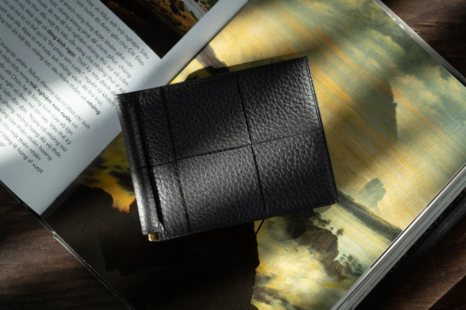 Ảnh Studio Ví kẹp tiền - KOI Leather