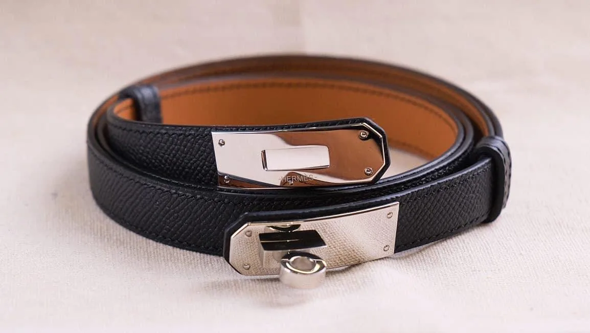 Thắt Lưng Da Nữ - Da Bê Epsom - Brown - Hình 4