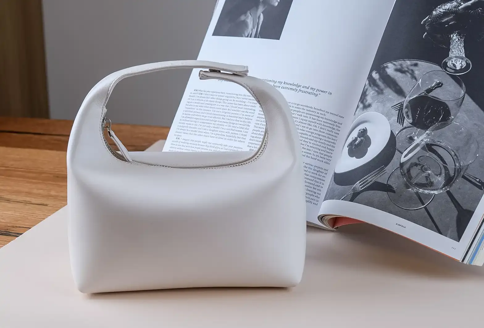 Hal Bag - Da Bò/Swift - White - Hình 8